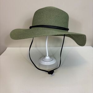Columbia Green Paper Sun Hat with Strap L/XL